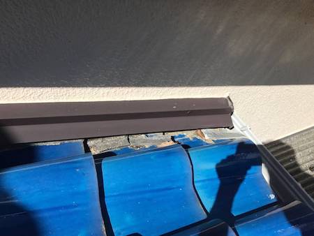 しっくいの剥がれ