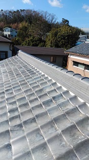 いぶし瓦棟工事
