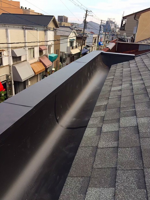 パラペット板金完工