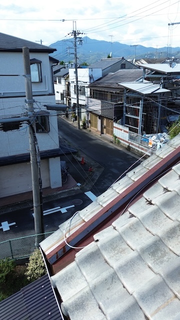 特殊な形状の屋根は瓦のズレに注意