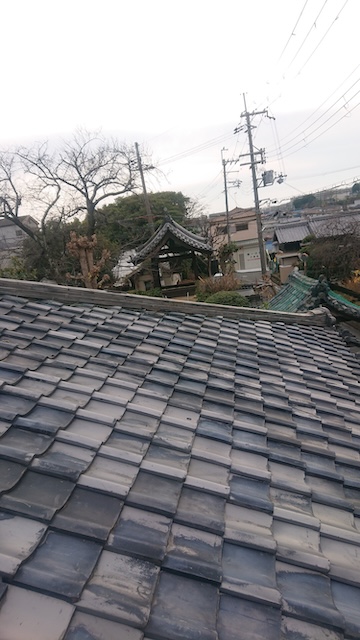 お寺の庫裏を点検