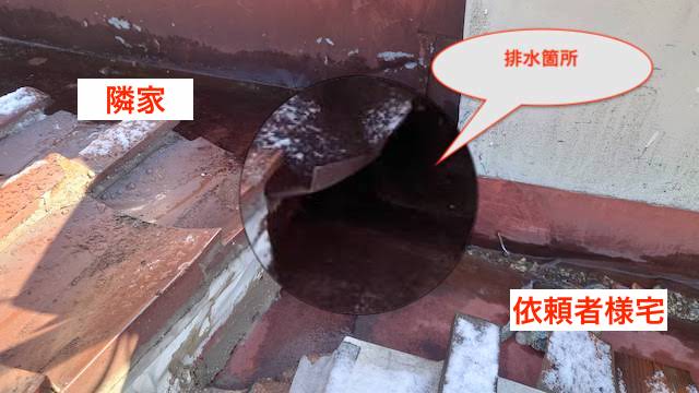 排水箇所の確認