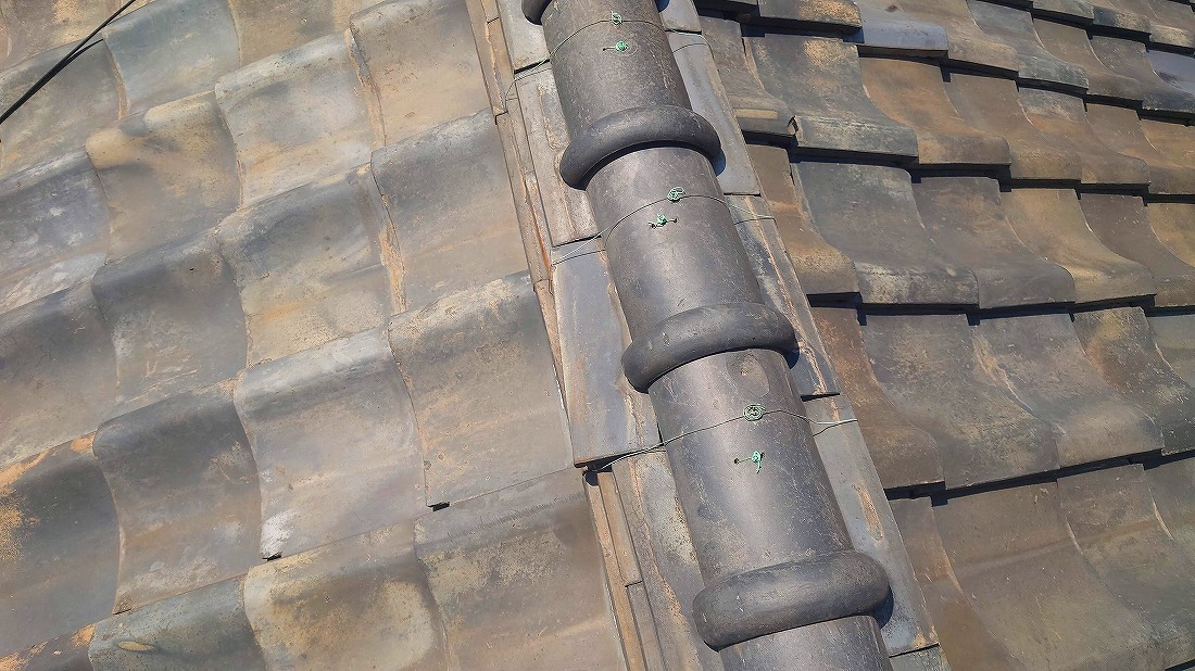 施工不良による瓦ズレ