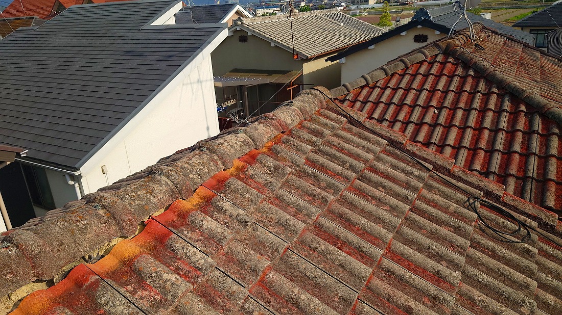 スペイン瓦(S型)酷く劣化