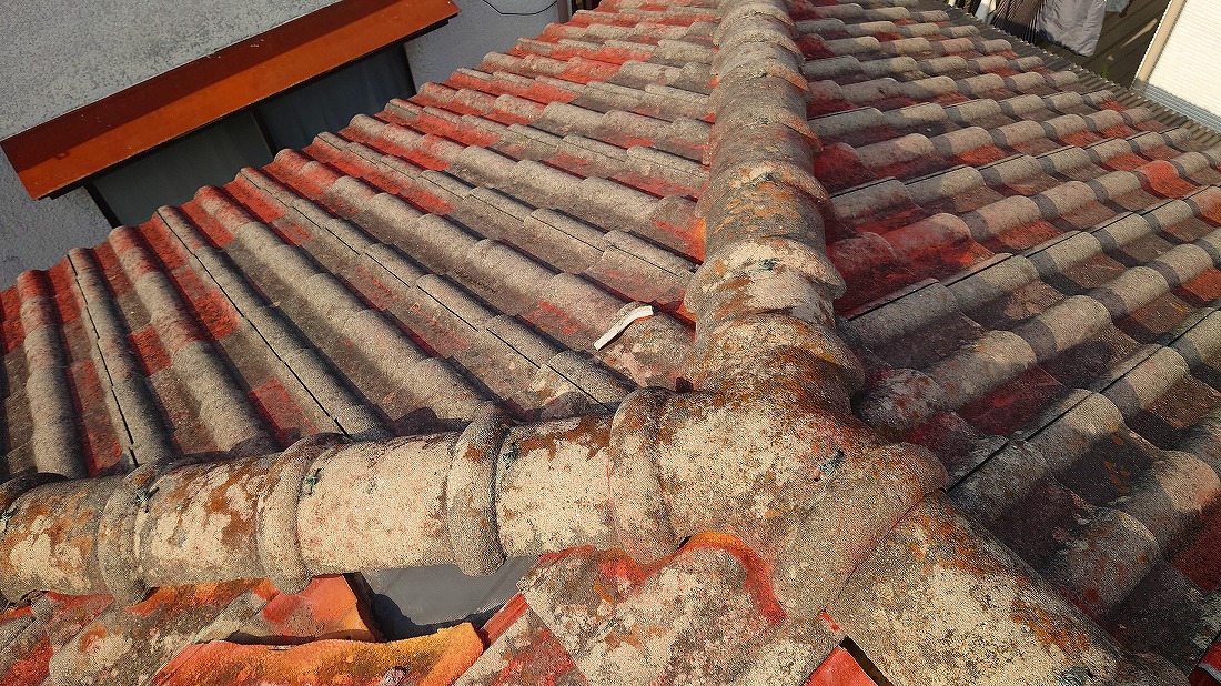 スペイン瓦(S型)酷く劣化