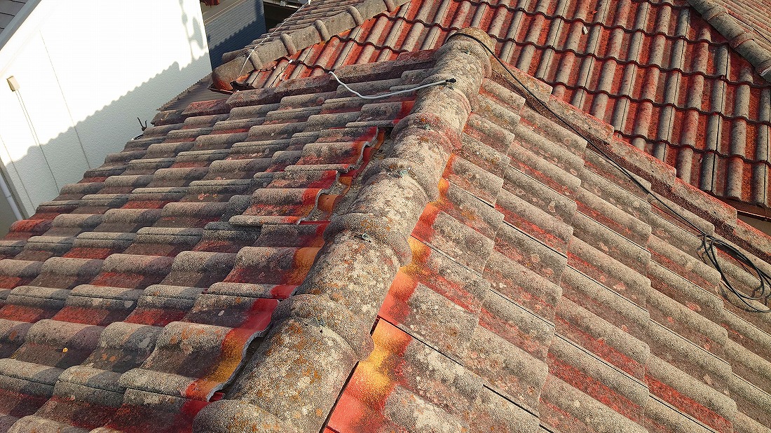 スペイン瓦(S型)酷く劣化