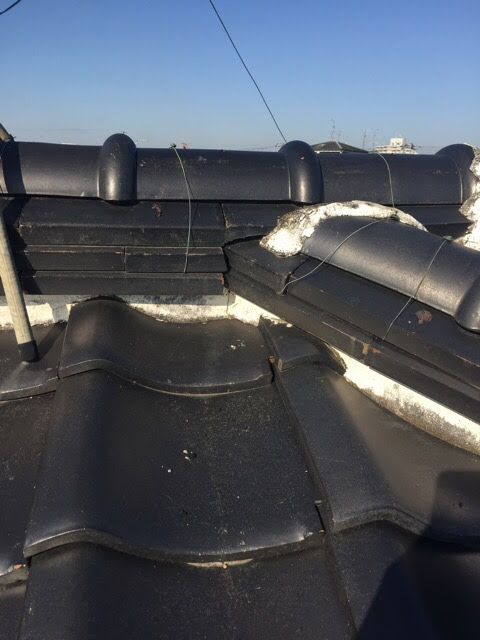 足場を活用した漆喰の詰め直し補修を提案する対象箇所