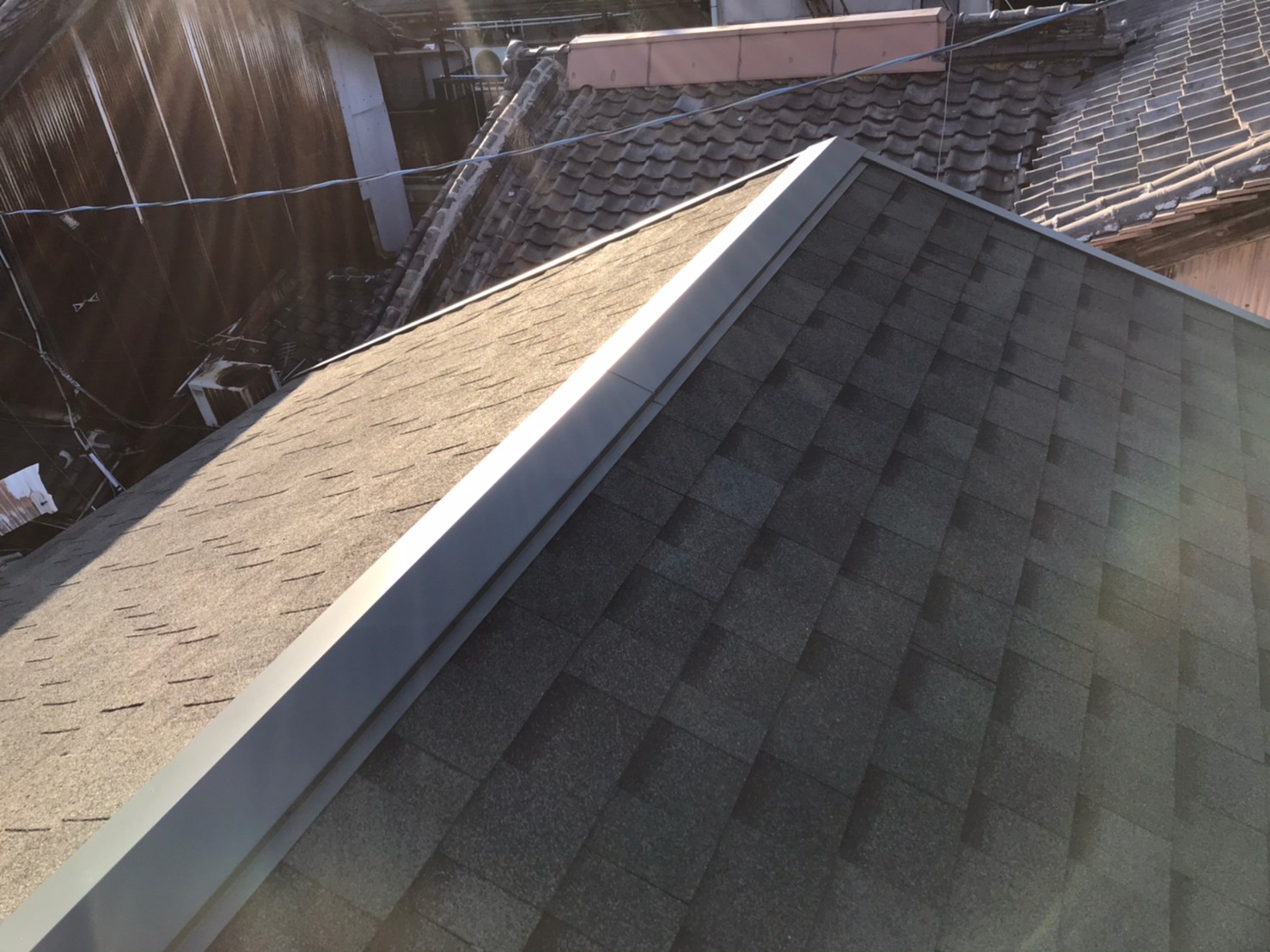 リッジウエイ葺き替えリフォーム工事