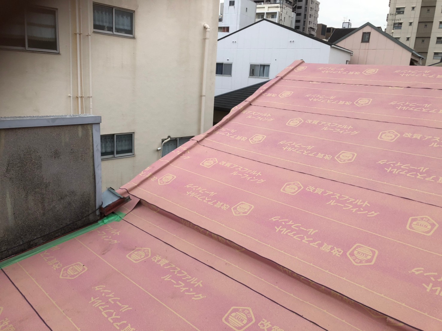 板金屋根葺き替え