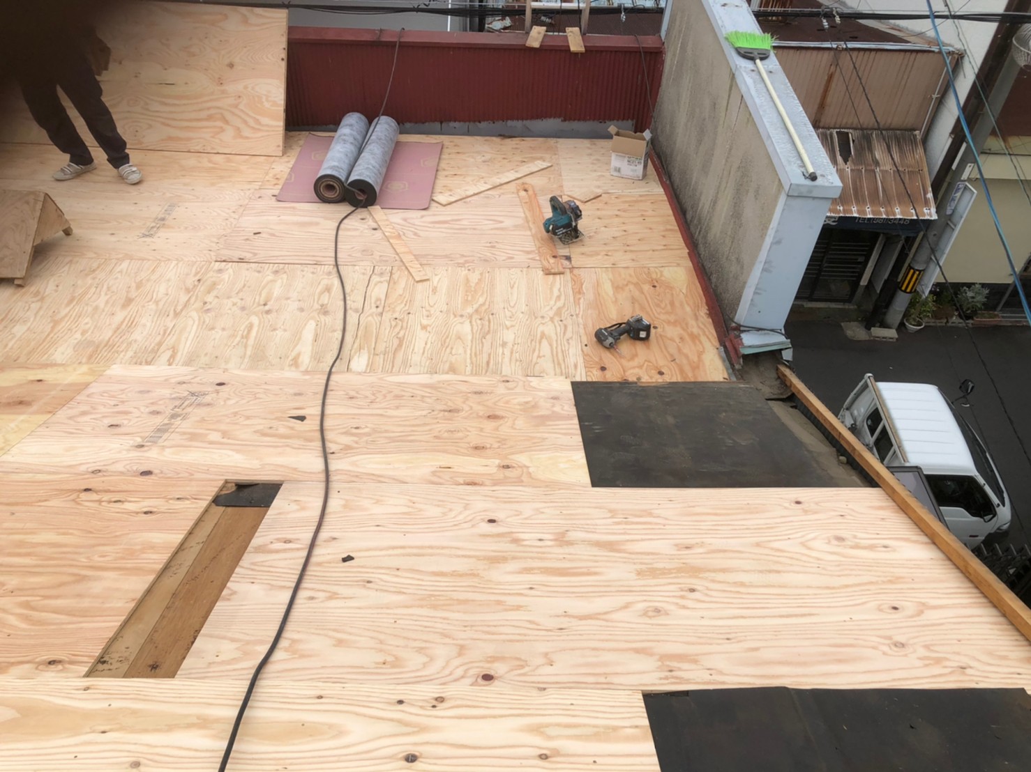 板金屋根葺き替え