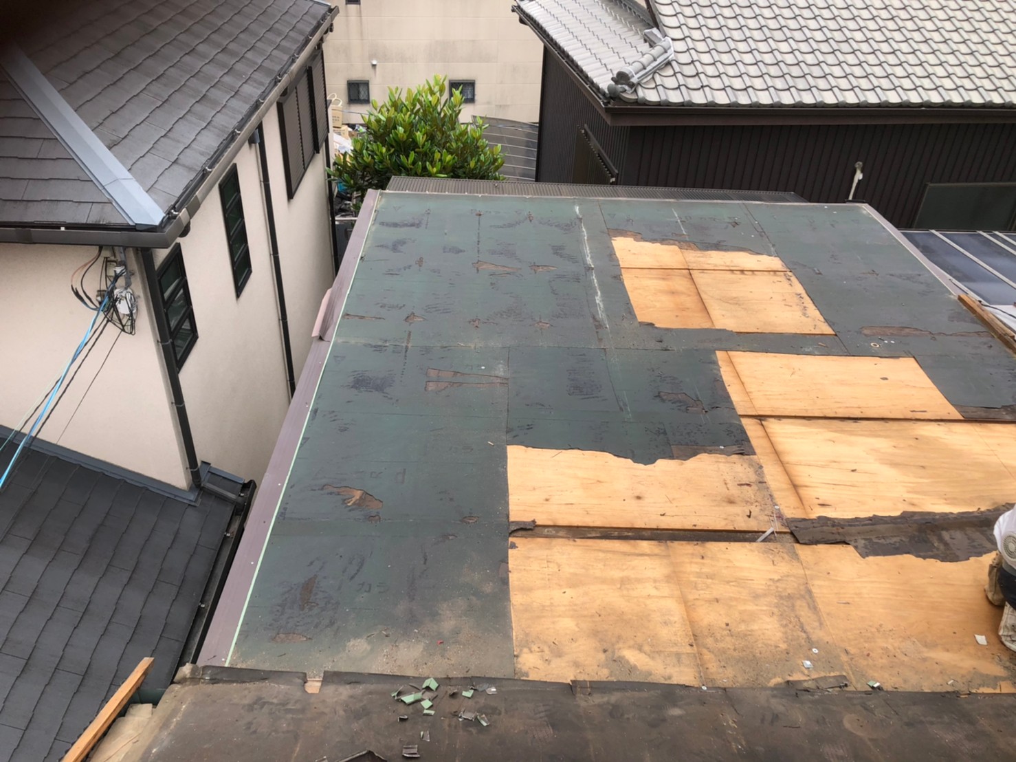 板金屋根葺き替え