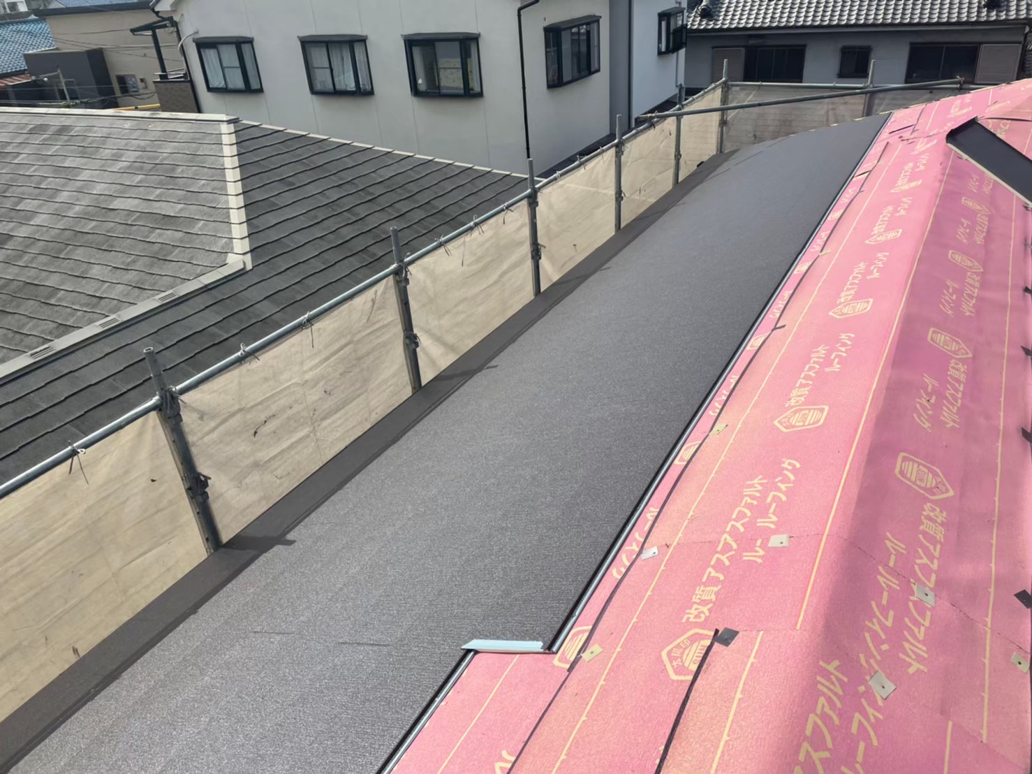 コロニアルからスーパーガルテクトカバー工事