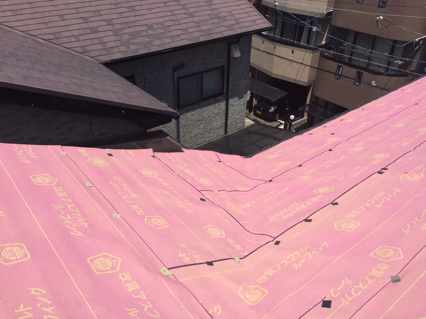 コロニアルからスーパーガルテクトカバー工事