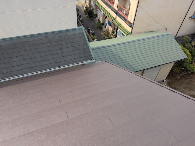 ガルテクトで施工した屋根