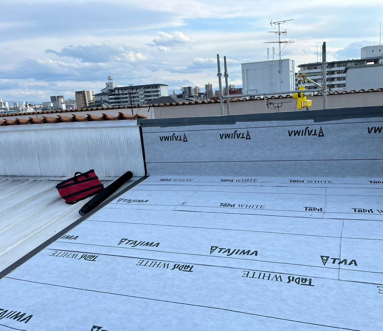 ルーフィング敷設