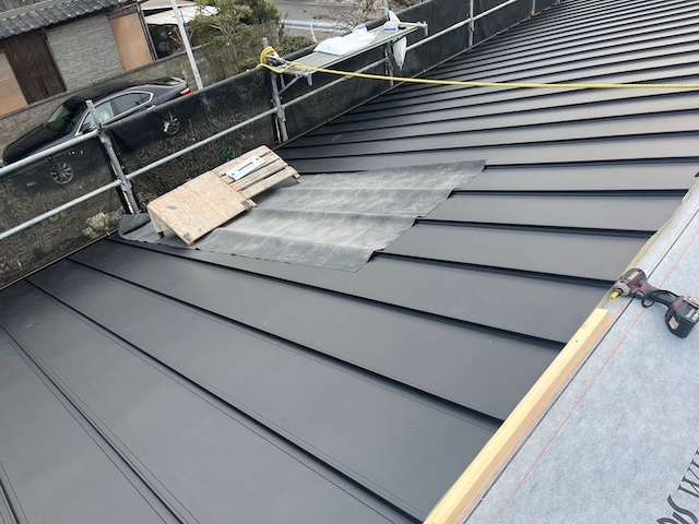 立平葺きでの施工