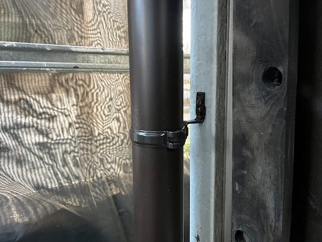 メンテナンスを実施した樋の様子