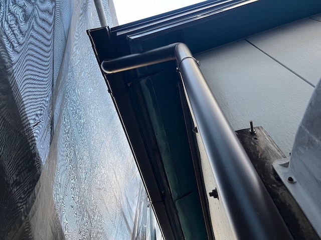 屋根工事と合わせて対応完了した雨樋