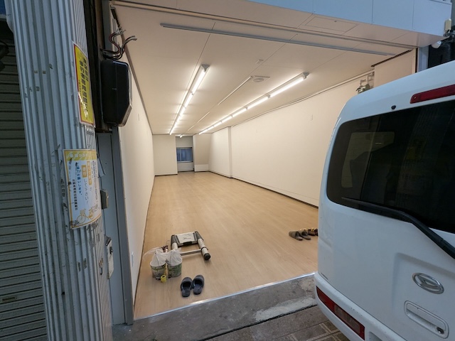 雨漏りが生じているテナントの調査