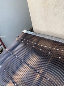 ポリカ波板張替え