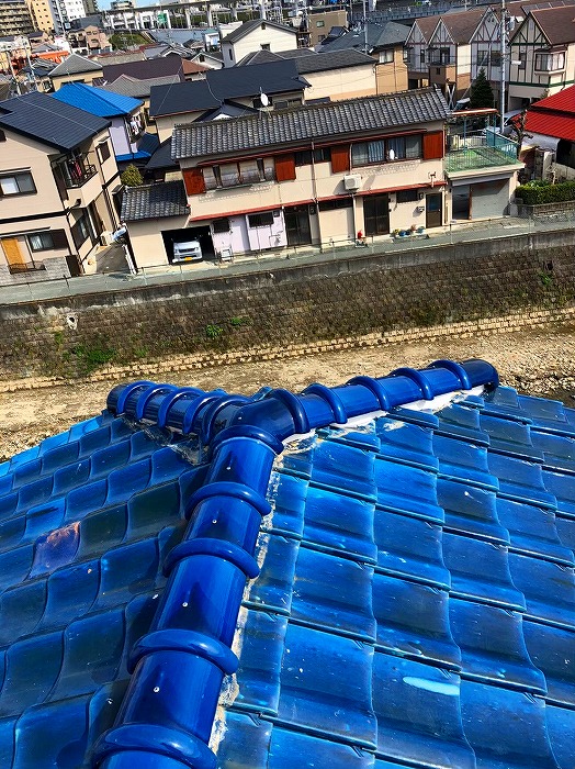 三つ又葺き完工