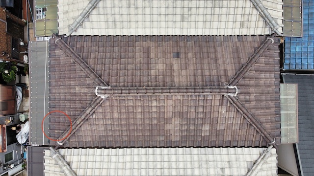 雨漏りの位置確認