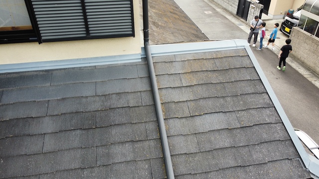 壁と屋根の取り合い