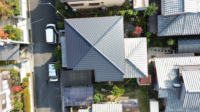 ドローンによる屋根調査