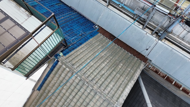 連棟物件の雨漏り調査も承ってます