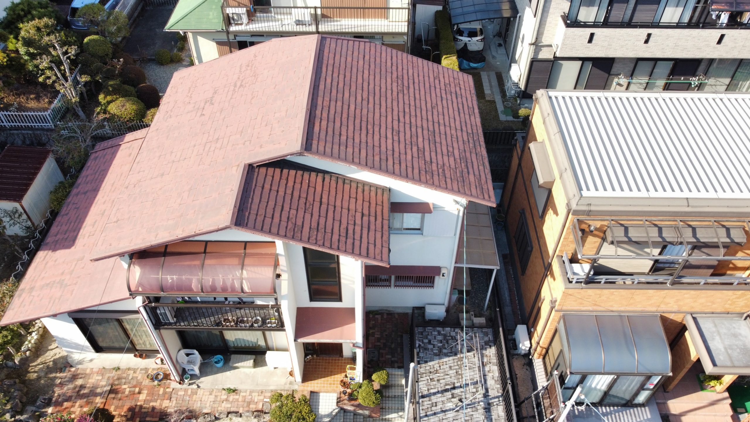 カラーベストが使用された戸建住宅