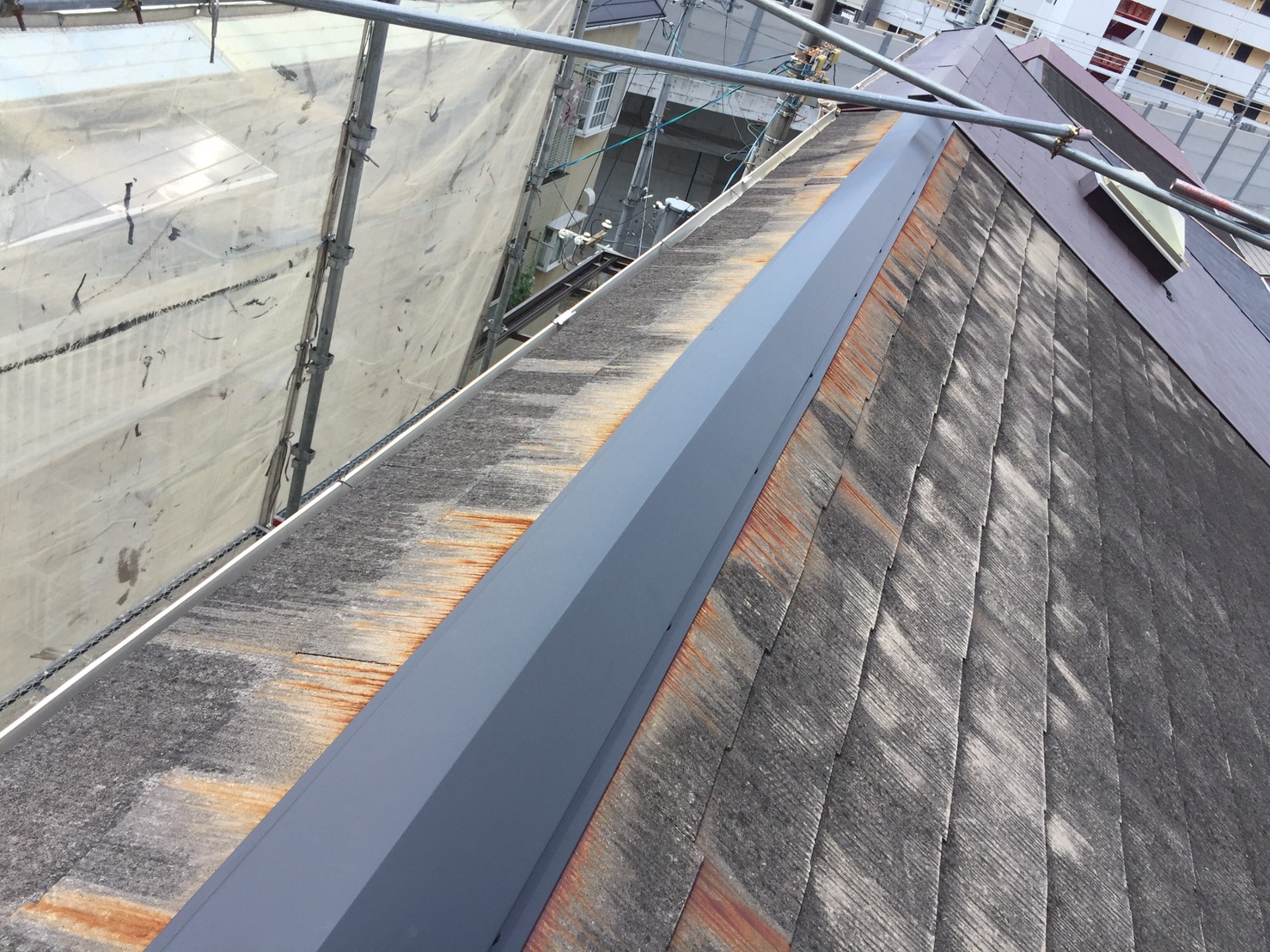 棟板金交換工事