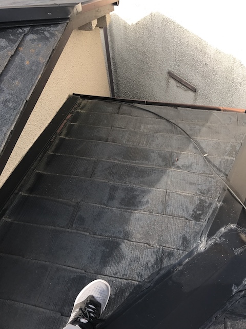 増築下屋の屋根面