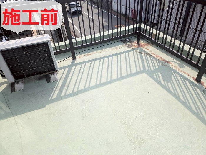 防水からの雨漏り修理前