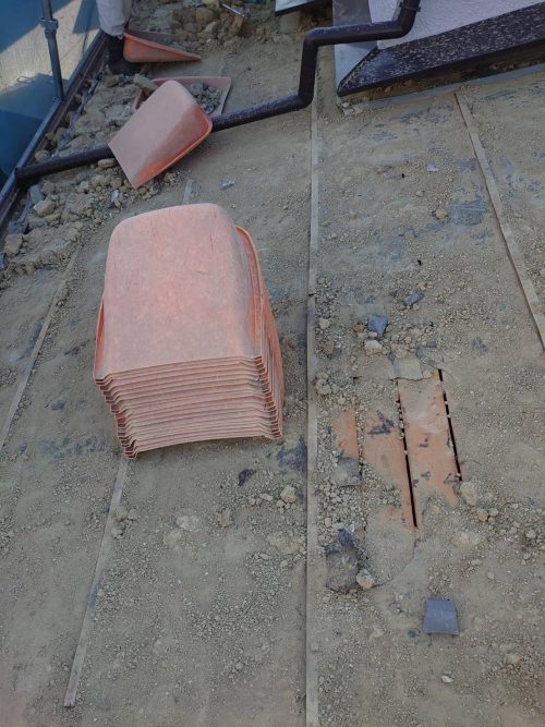 古い防水シート