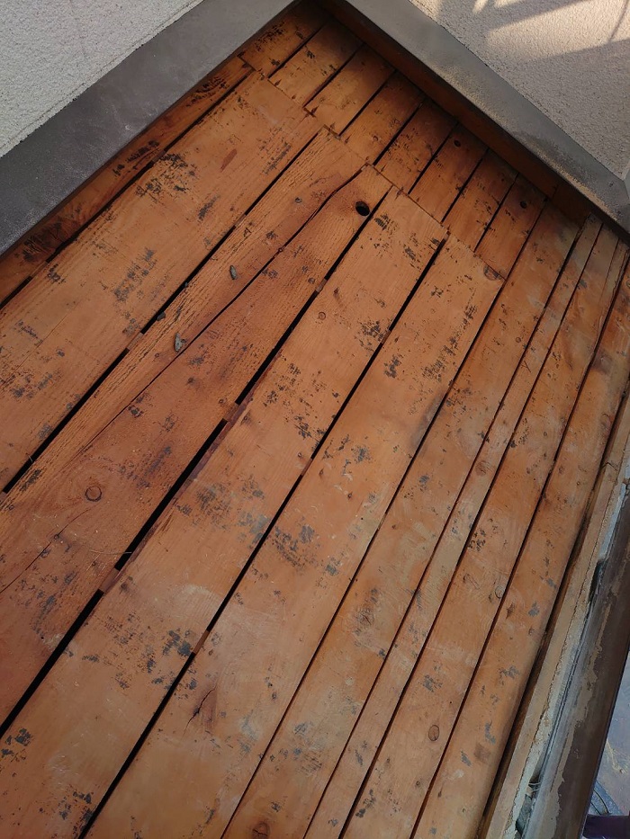 瓦屋根撤去処分完了