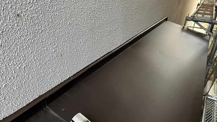 庇屋根の貼り替え完了