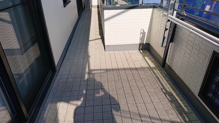 ベランダ防水施工前