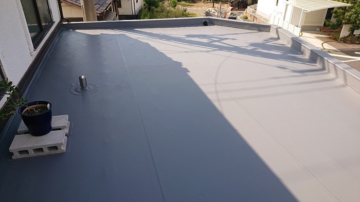 塩ビシート施工後