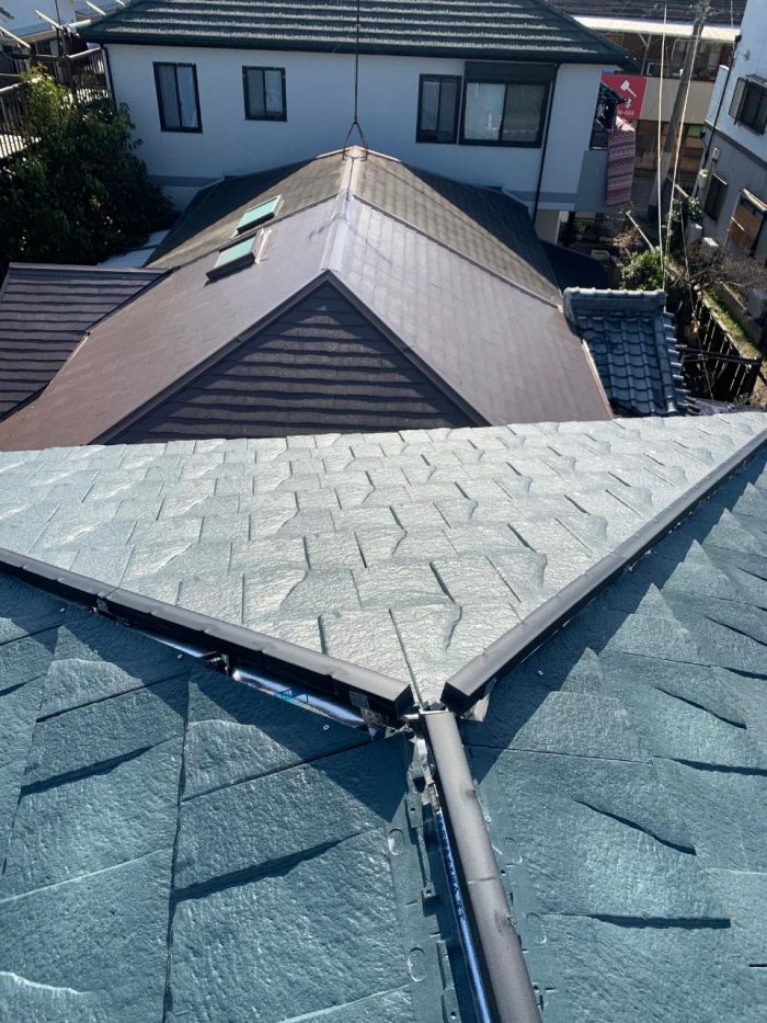 葺き終わったルーガの様子