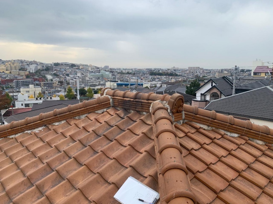 屋根残体の様子