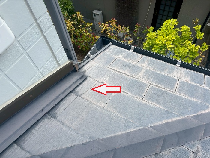 屋根材のひび割れ