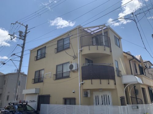 塗装後のALCの外壁