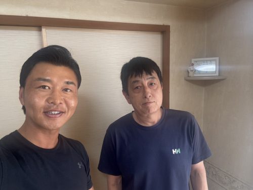 お客様との写真