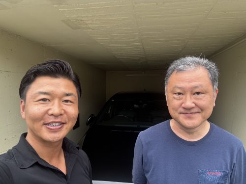 お客様との写真