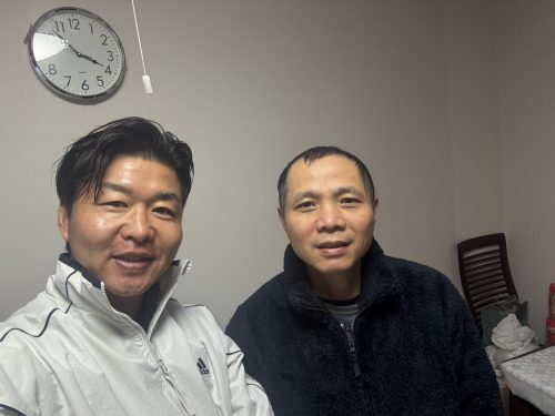 お客様との写真