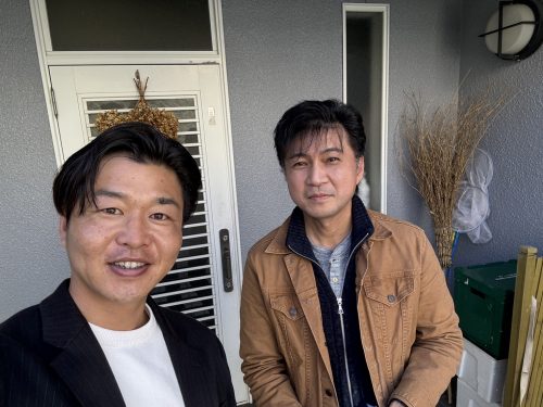 お客様との写真