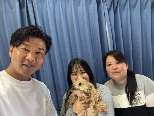 お客様との写真