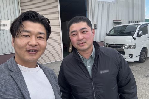 お客様との写真