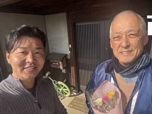 お客様との写真