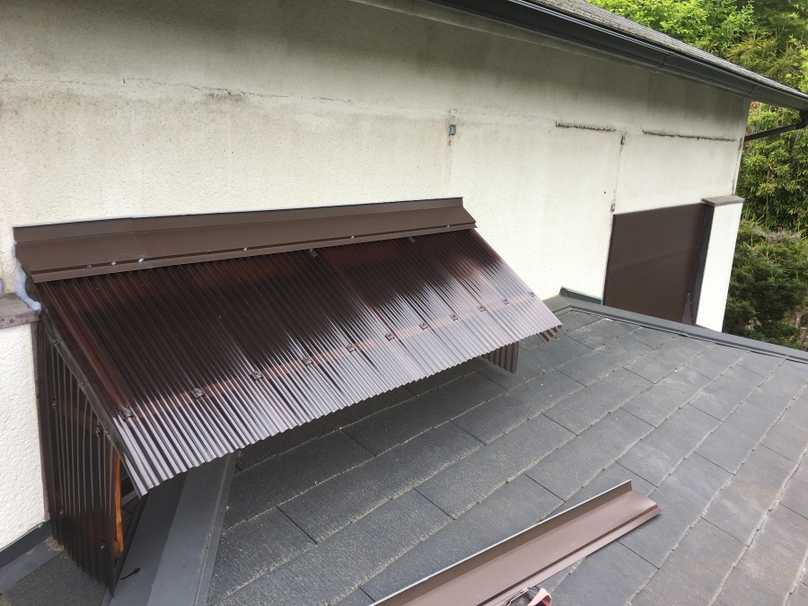 雨漏り修理が完了した様子